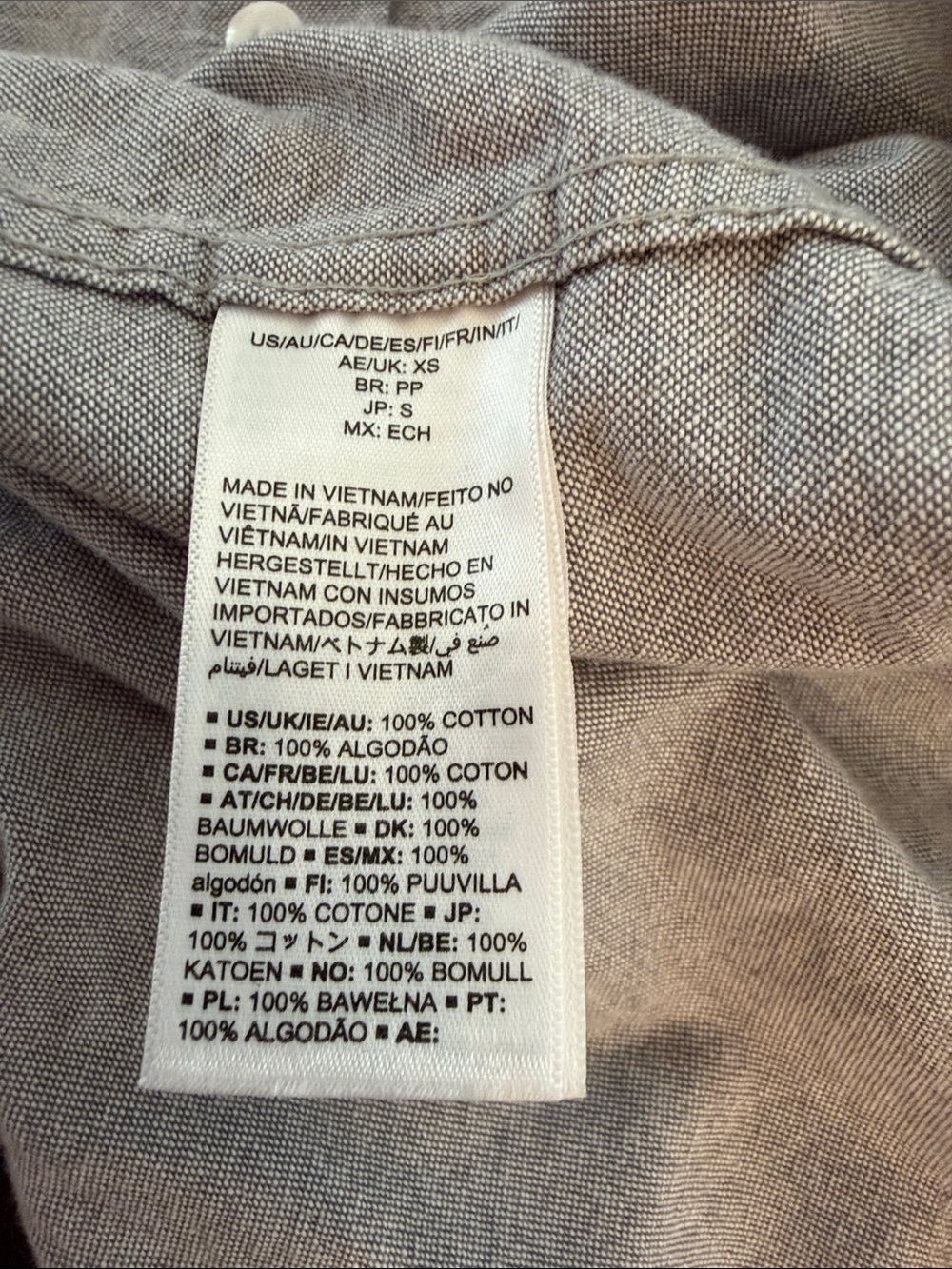 Amazon Essentials Men's Button-Down Shirt in Light Gray - Picture 3 of 4